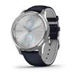 Smartwatch Garmin Vivomove Luxe Plateado Malla Azul