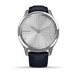 Smartwatch Garmin Vivomove Luxe Plateado Malla Azul