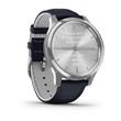 Smartwatch Garmin Vivomove Luxe Plateado Malla Azul