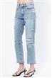 Boyfriend Azul Gastado Roturas