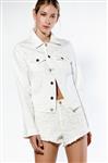 Short Mini Maria Blanco Strass