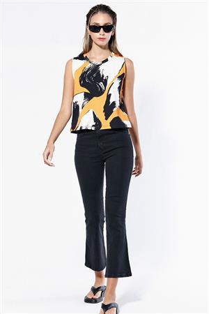 Campane Crop Black