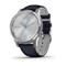Smartwatch Garmin Vivomove Luxe Plateado Malla Azul