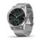Smartwatch Garmin Vivomove Luxe Acero inox. Malla Plateada